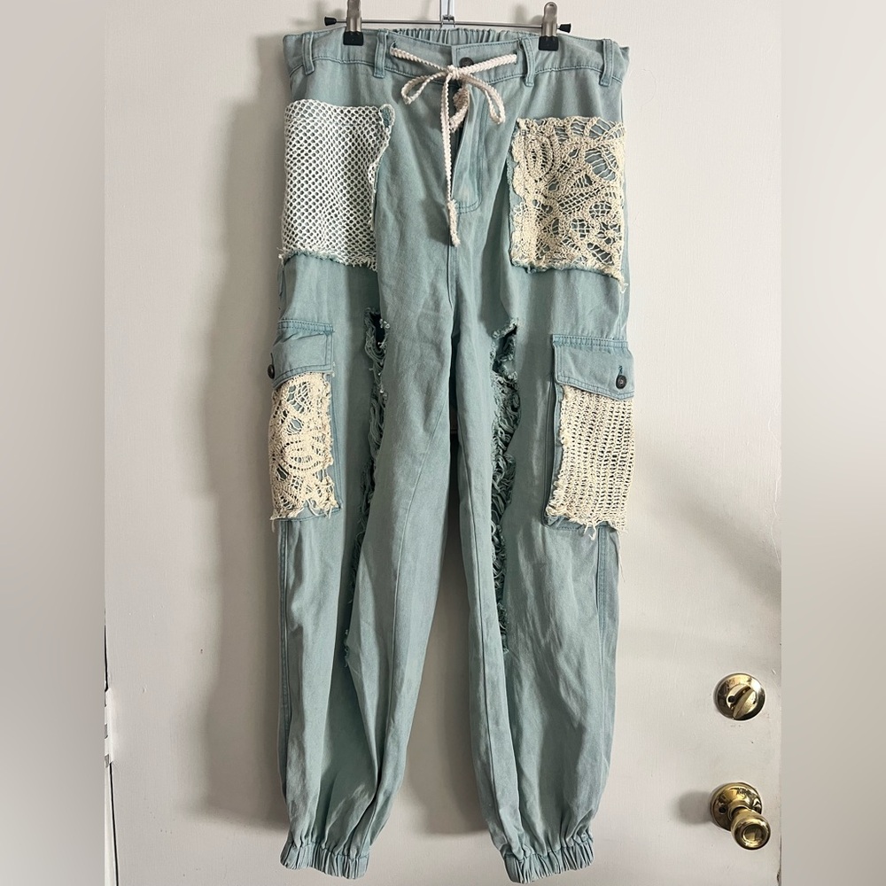 POL Sky Blue joggers